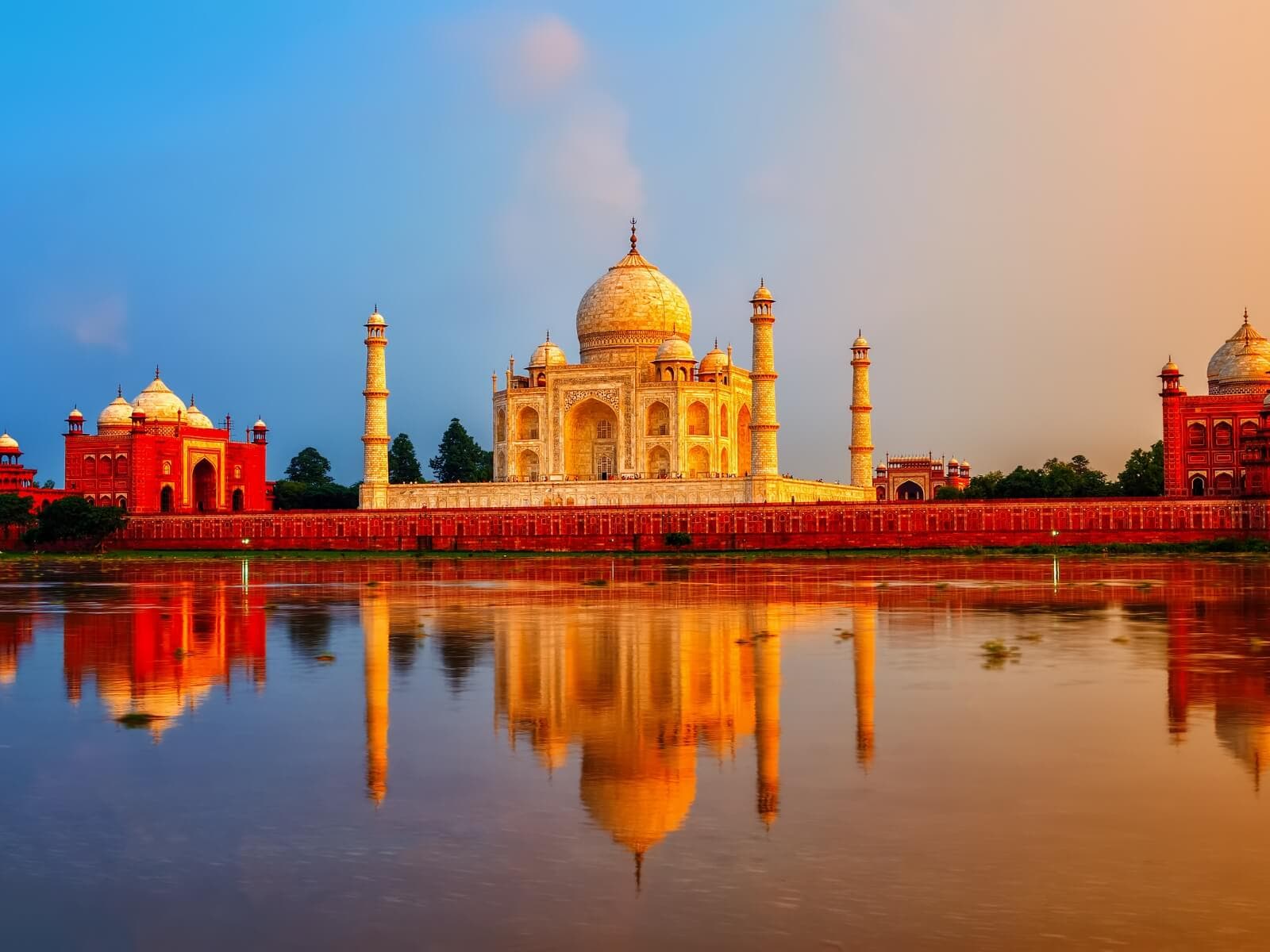Taj Mahal Agra, part of the North India Golden Triangle tour circuit